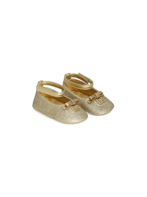Dolce & Gabbana Kids Ballerine con placca DG