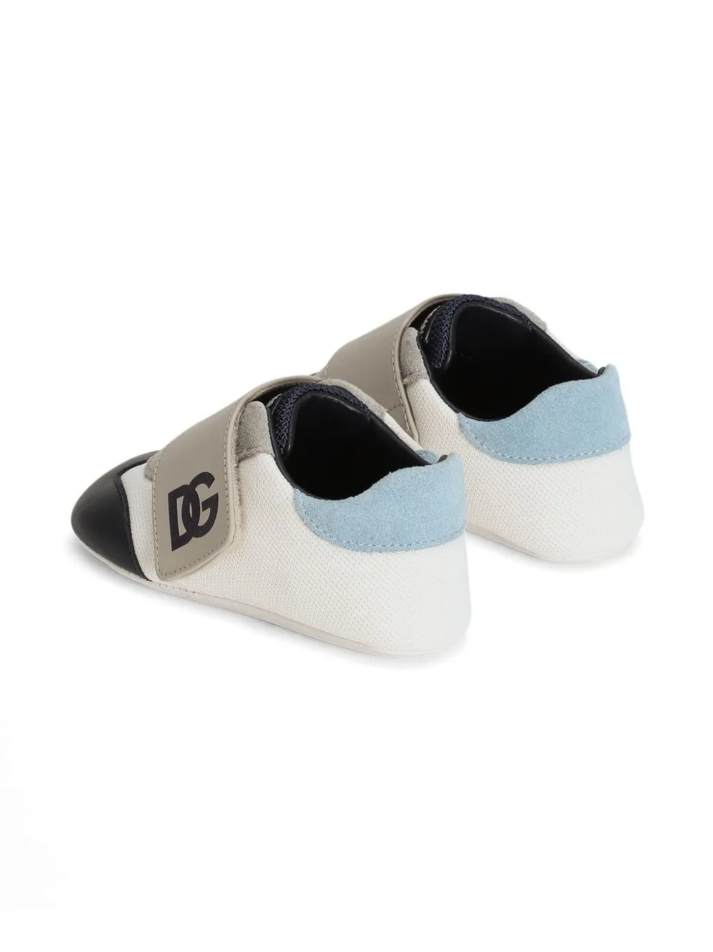 Dolce & Gabbana Kids logo-print leather sneakers White