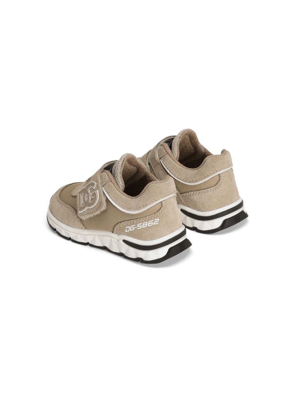 Dolce & Gabbana Kids logo-patch sneakers Neutrals