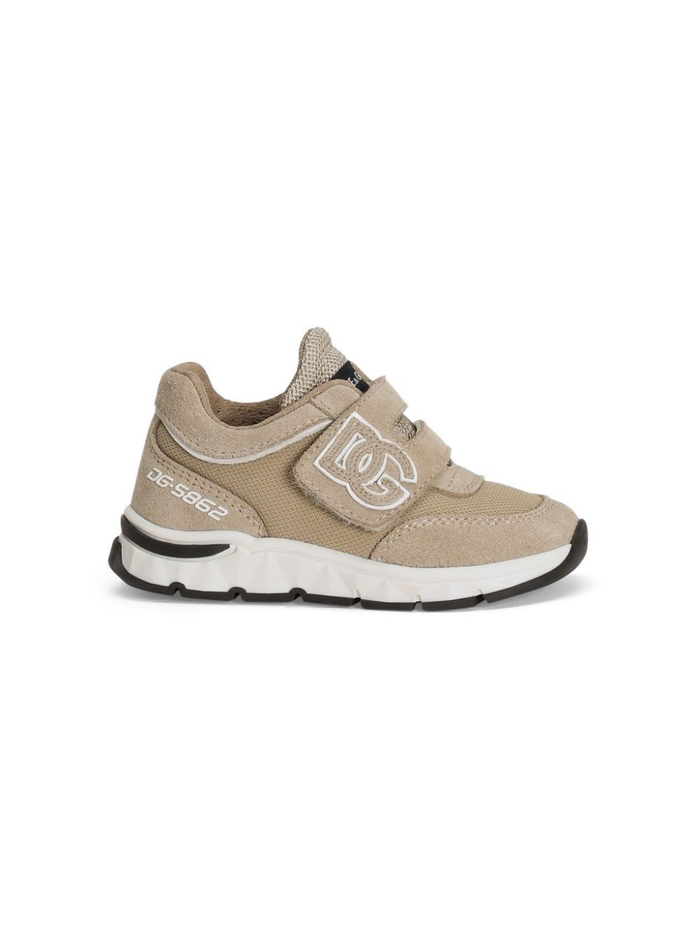 Dolce & Gabbana Kids logo-patch sneakers Neutrals