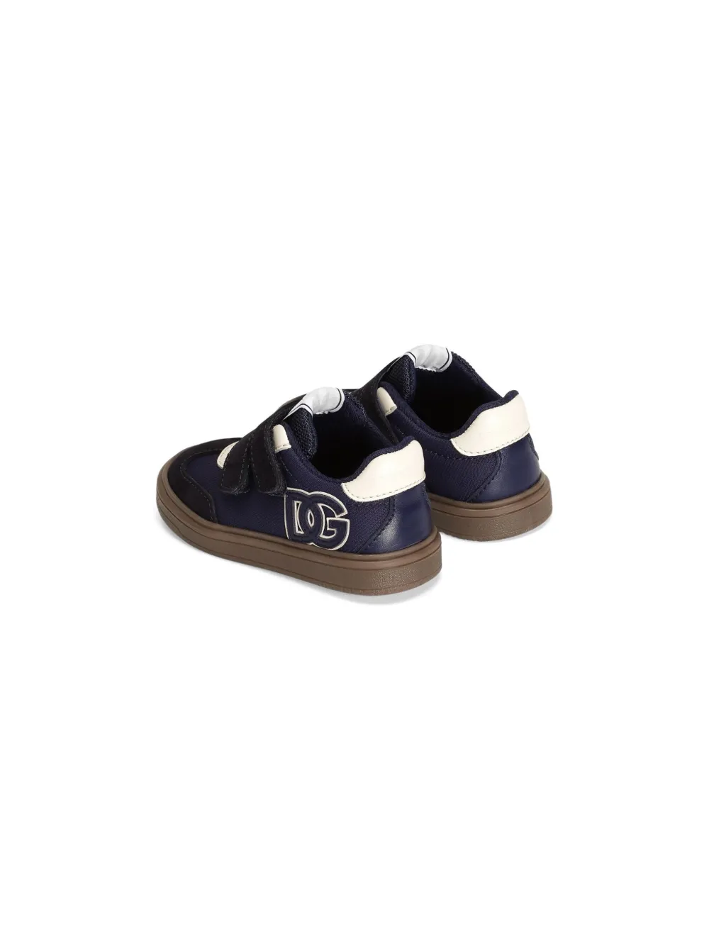 Dolce & Gabbana Kids logo-patch sneakers Blue