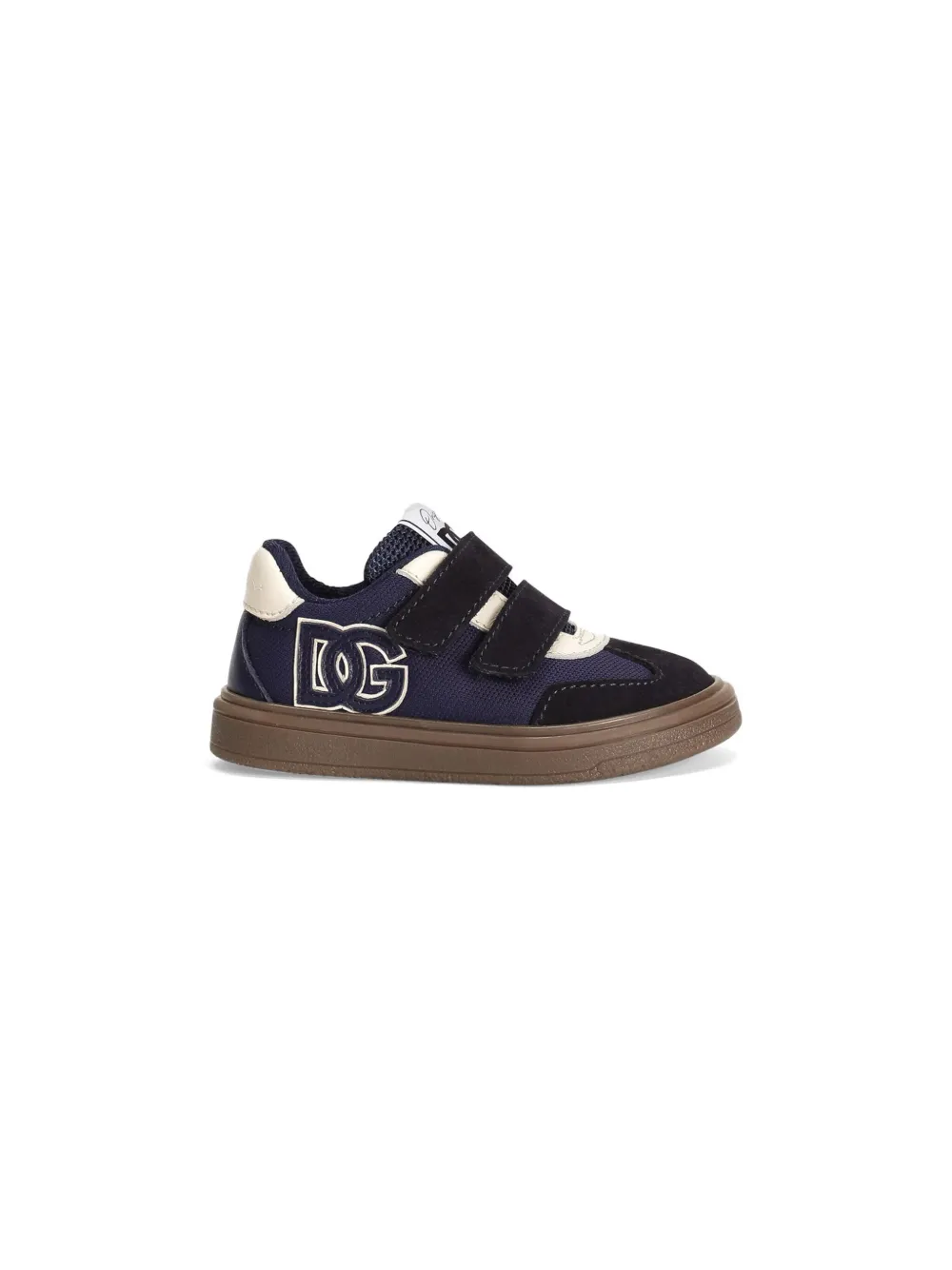 Dolce & Gabbana Kids logo-patch sneakers Blue