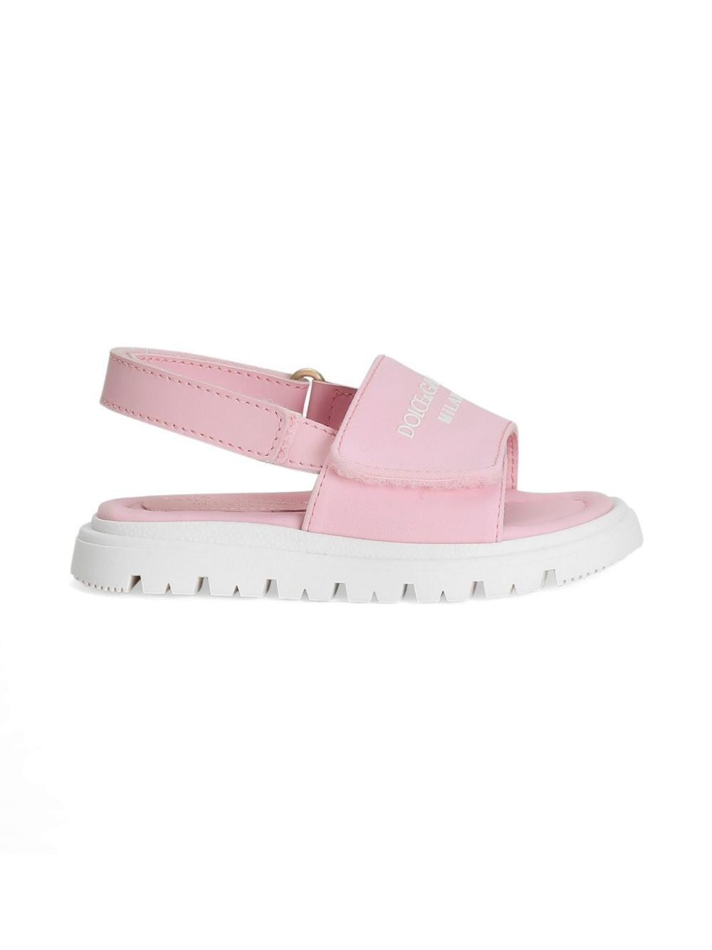 Dolce & Gabbana Kids Sandalen met logoprint - Roze