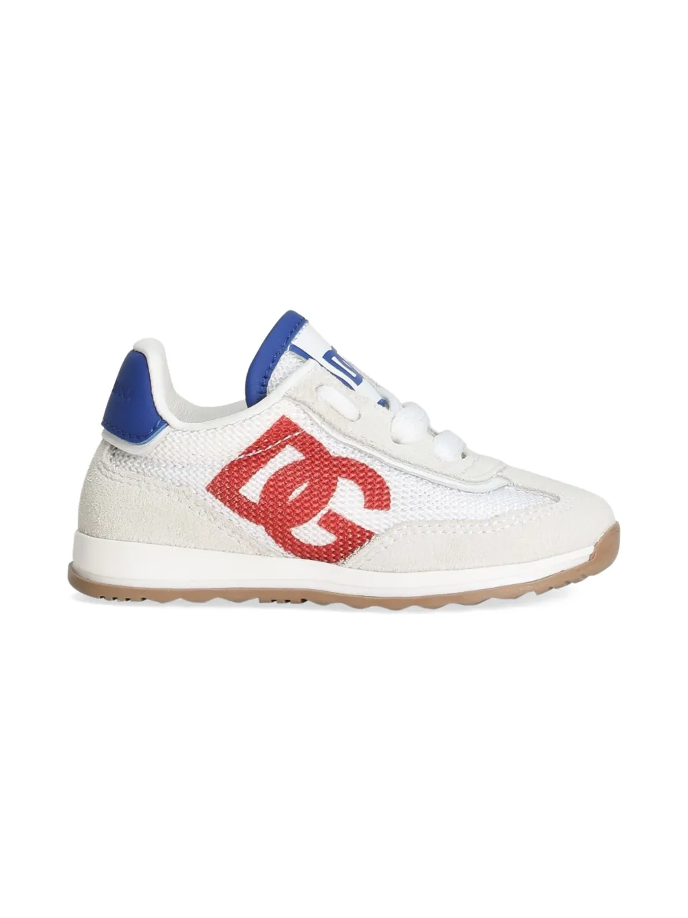 Dolce & Gabbana Kids Sneakers met logoprint - Beige