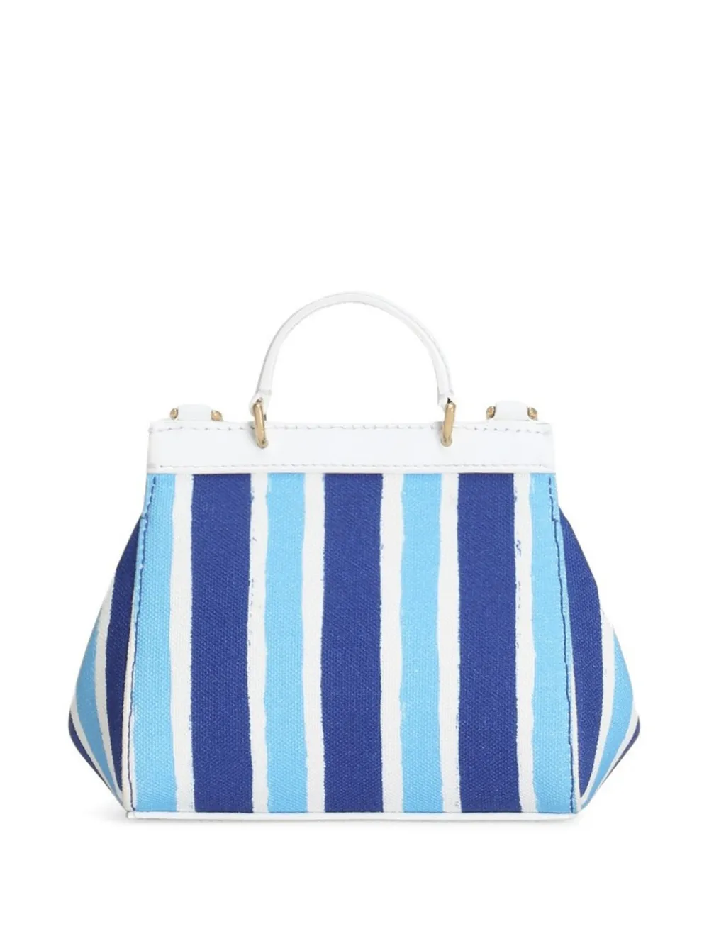 Dolce & Gabbana Kids striped tote bag - Blauw