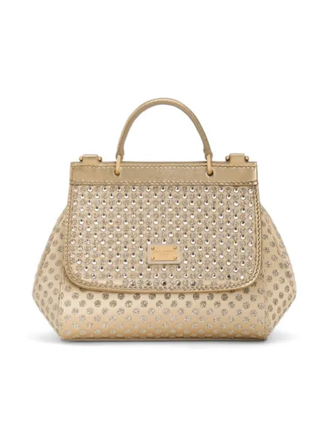 Dolce & Gabbana Kids Satin Sicily tote bag