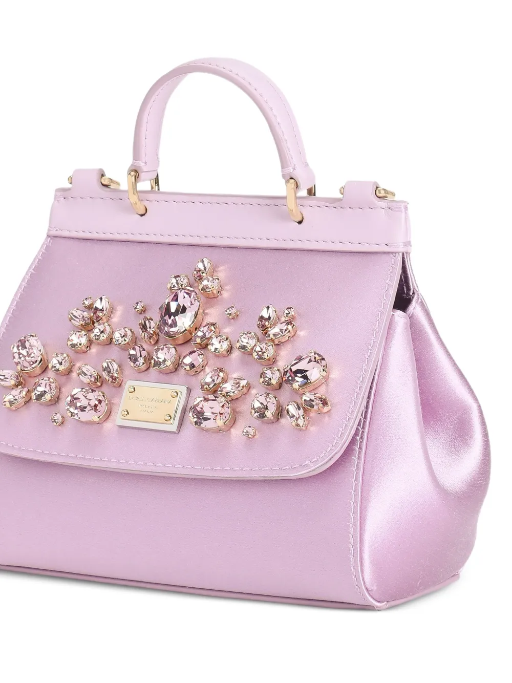 Dolce & Gabbana Kids Sicily shopper Paars