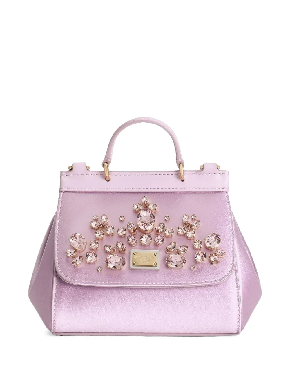 Dolce & Gabbana Kids Sicily shopper Paars
