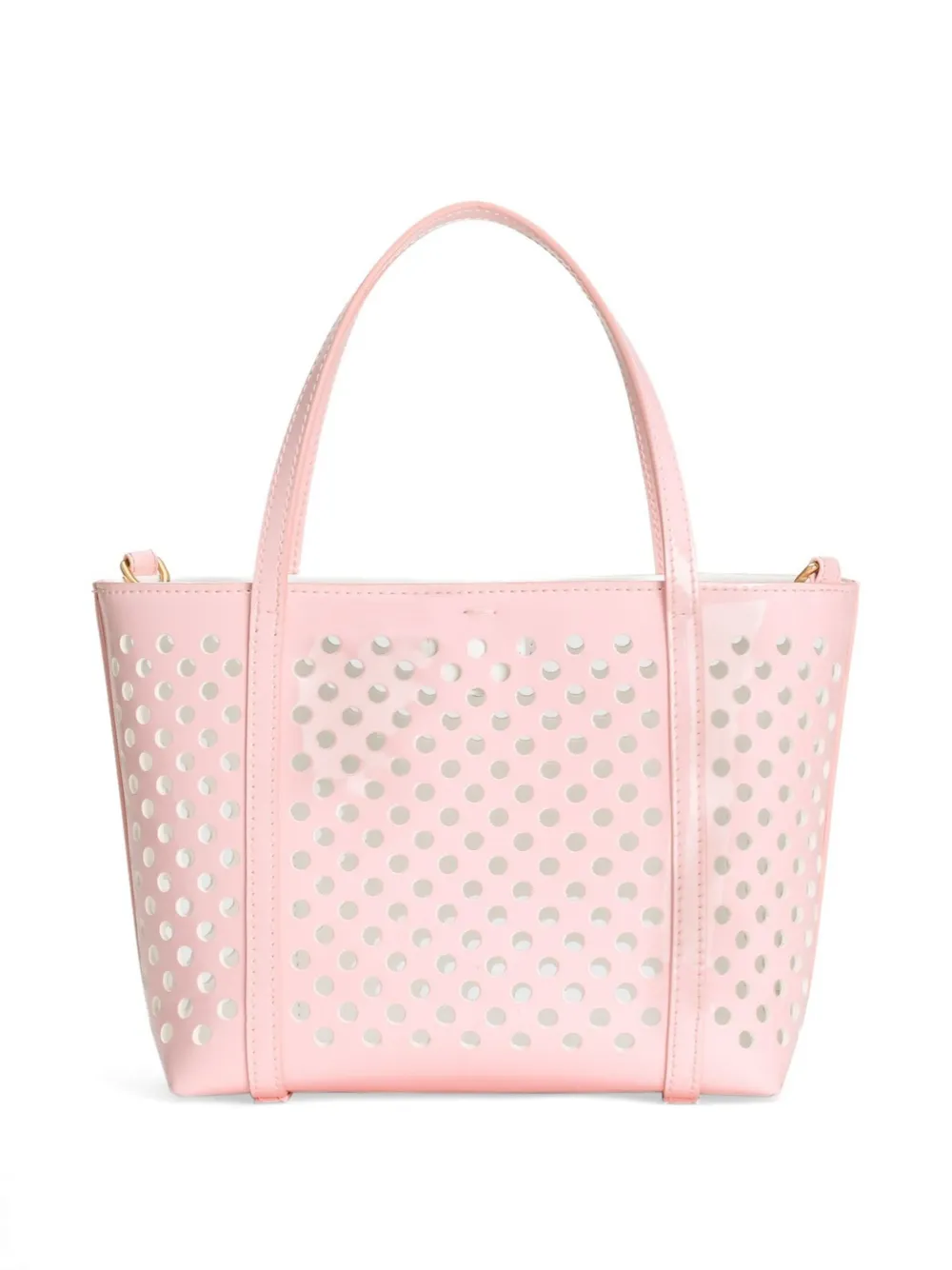 Dolce & Gabbana Kids Geperforeerde shopper - Roze