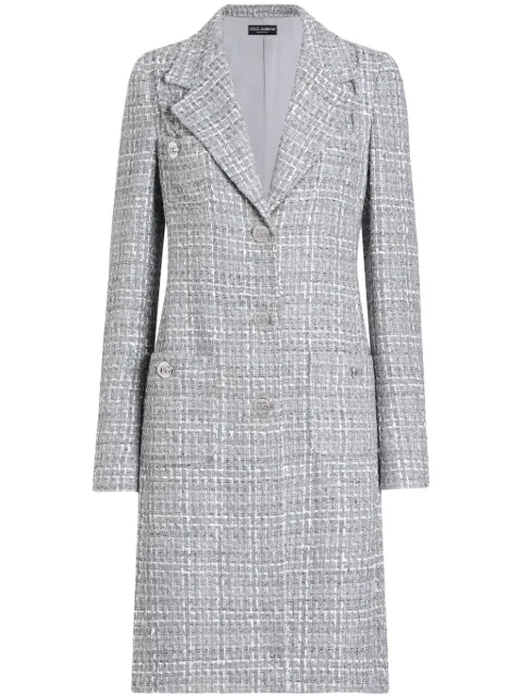 Dolce & Gabbana tweed coat