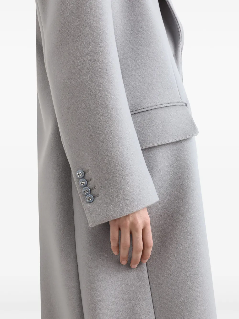 Dolce & Gabbana Jas met enkele rij knopen Grijs