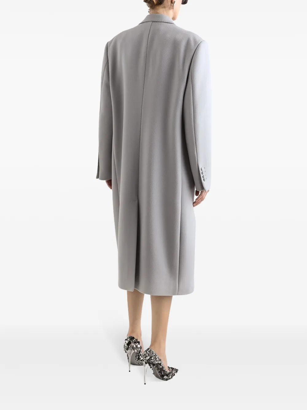 Dolce & Gabbana Jas met enkele rij knopen Grijs