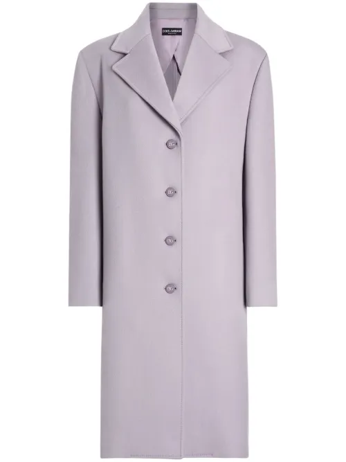 Manteau à simple boutonnage - Dolce & Gabbana - Modalova