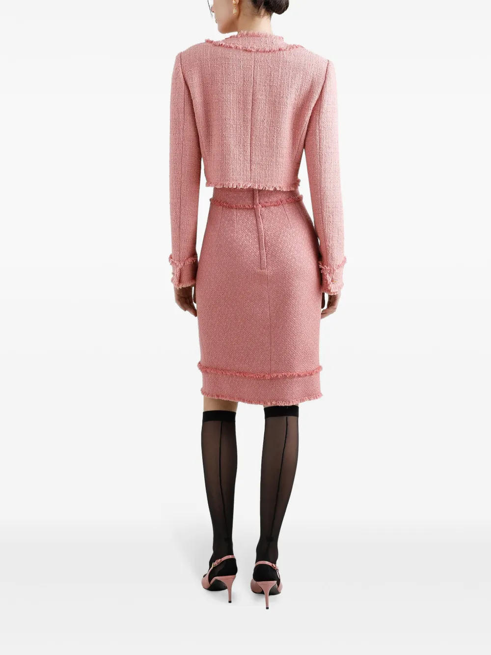 Dolce & Gabbana Tweed jack Roze