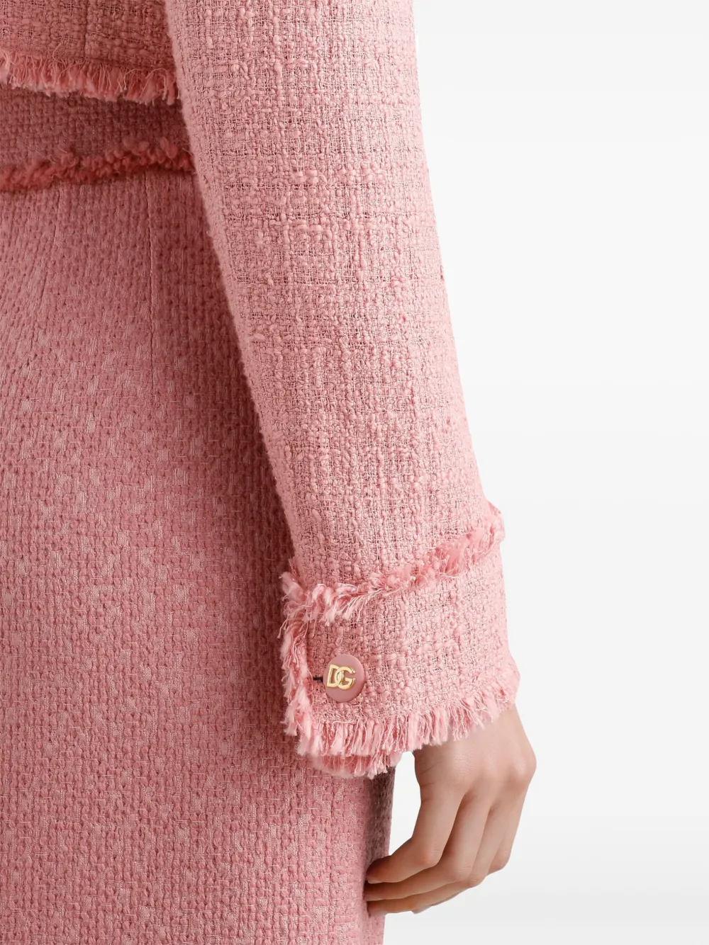 Dolce & Gabbana Tweed jack Roze