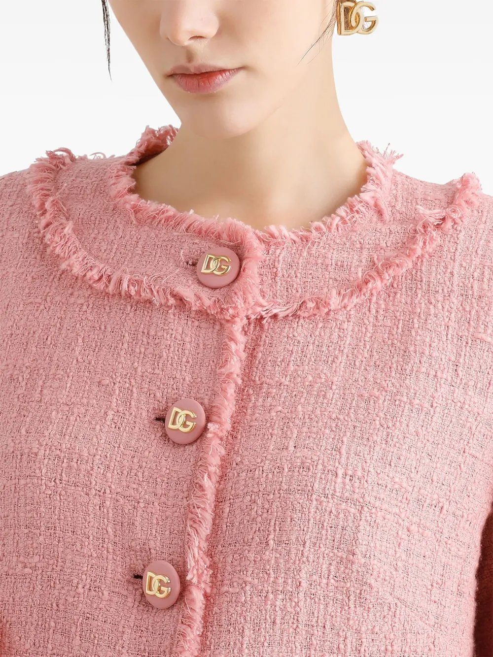 Dolce & Gabbana Tweed jack Roze
