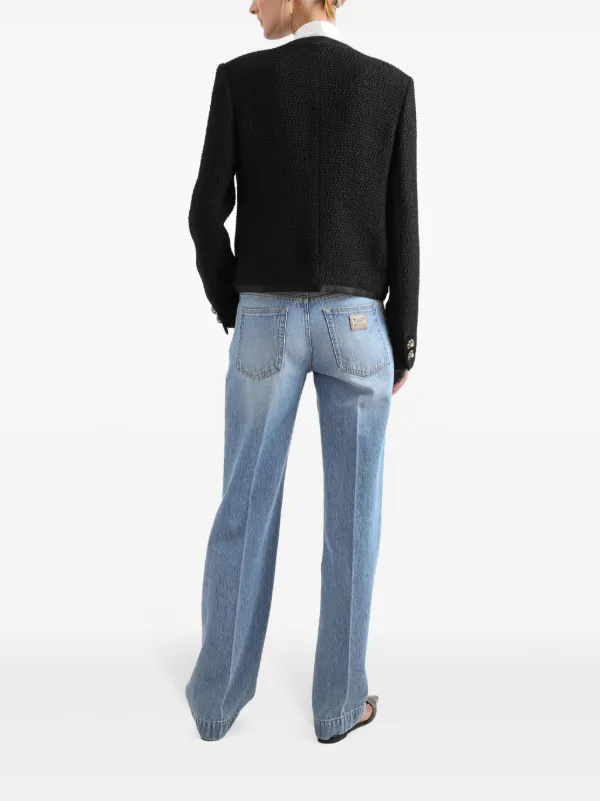 DOLCE＆GABBANA ニット ジャケットsize46 Dolce & Gabbana ニットジャケット | ブラック | FARFETCH JP