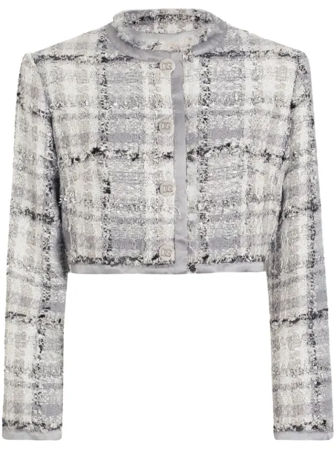 Dolce & Gabbana chamarra de tweed