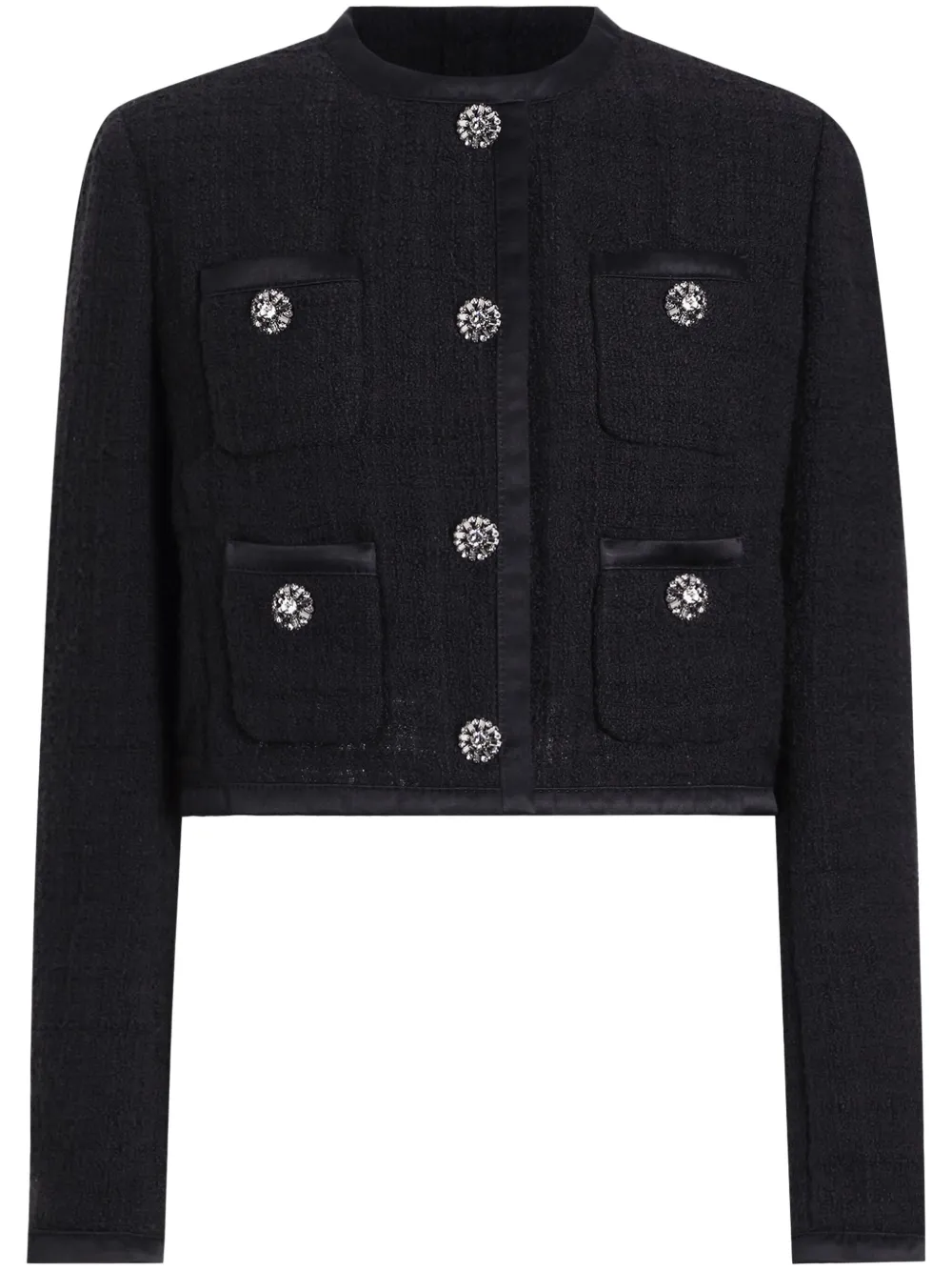 Dolce & Gabbana chamarra de bouclé | negro | Image 1