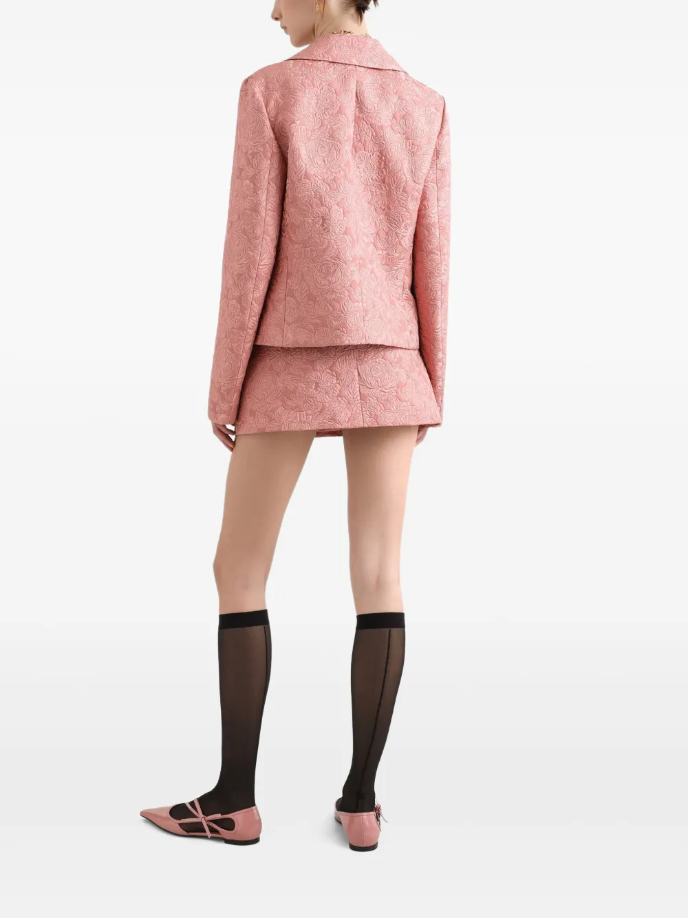 Dolce & Gabbana Jack met jacquard Roze