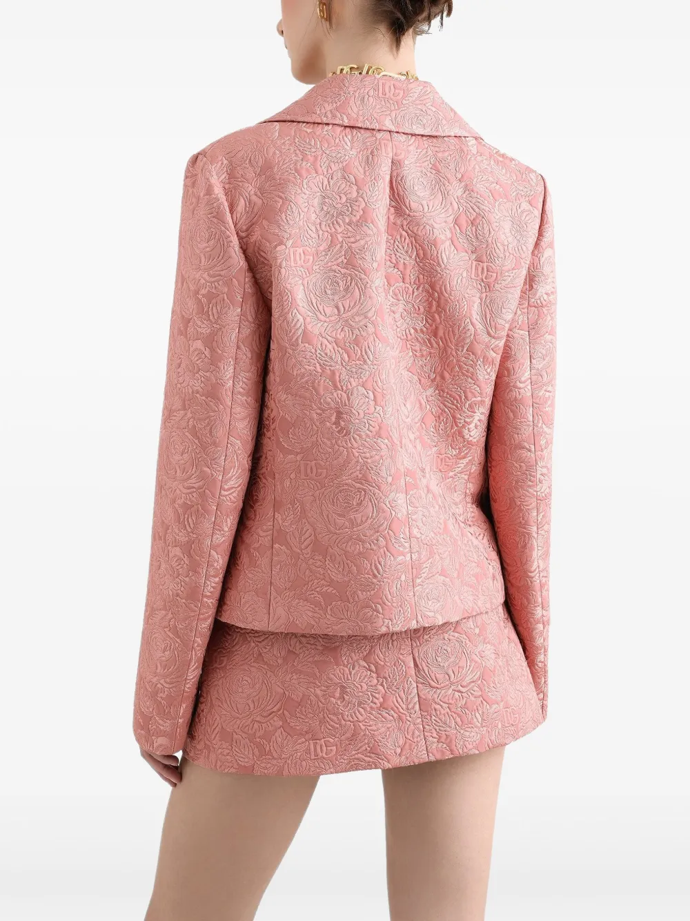 Dolce & Gabbana Jack met jacquard Roze
