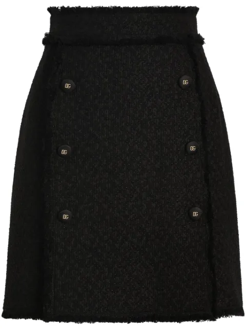 Dolce & Gabbana tweed mini skirt