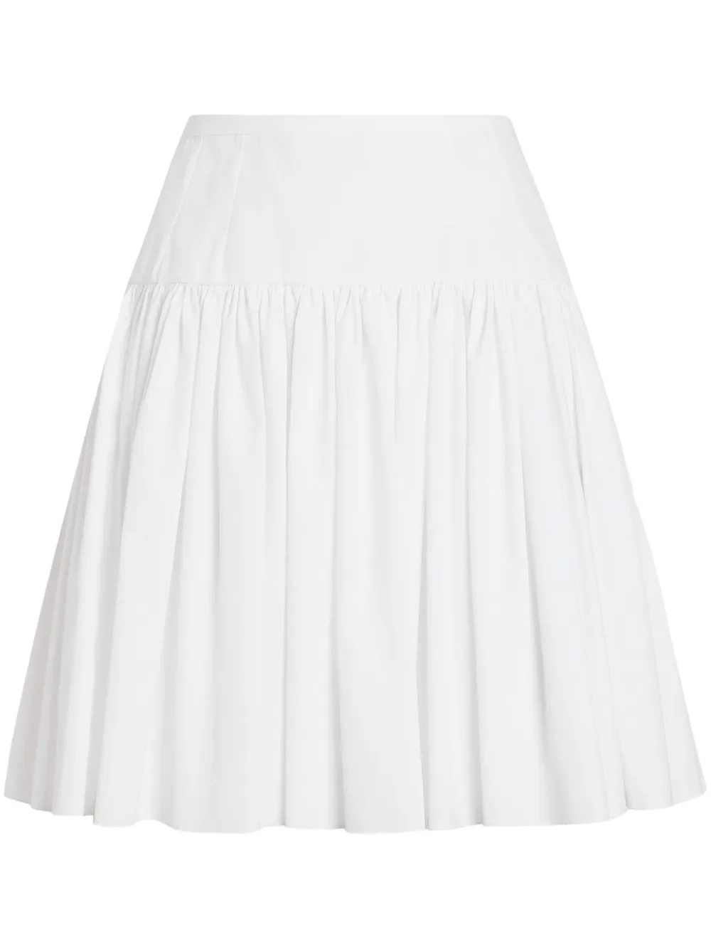 Dolce & Gabbana Flared mini-rok Wit