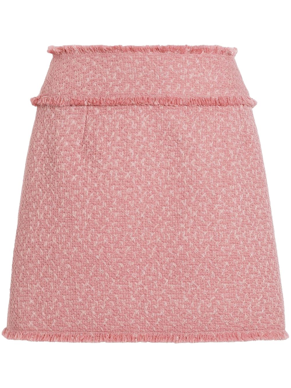 Dolce & Gabbana Tweed mini-rok Roze