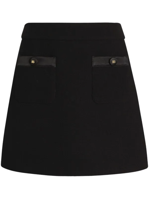 Dolce & Gabbana Aライン ミニスカート | ブラック | FARFETCH JP