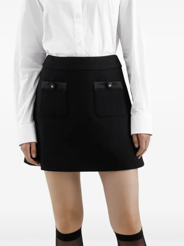 Dolce & Gabbana Aライン ミニスカート | ブラック | FARFETCH JP