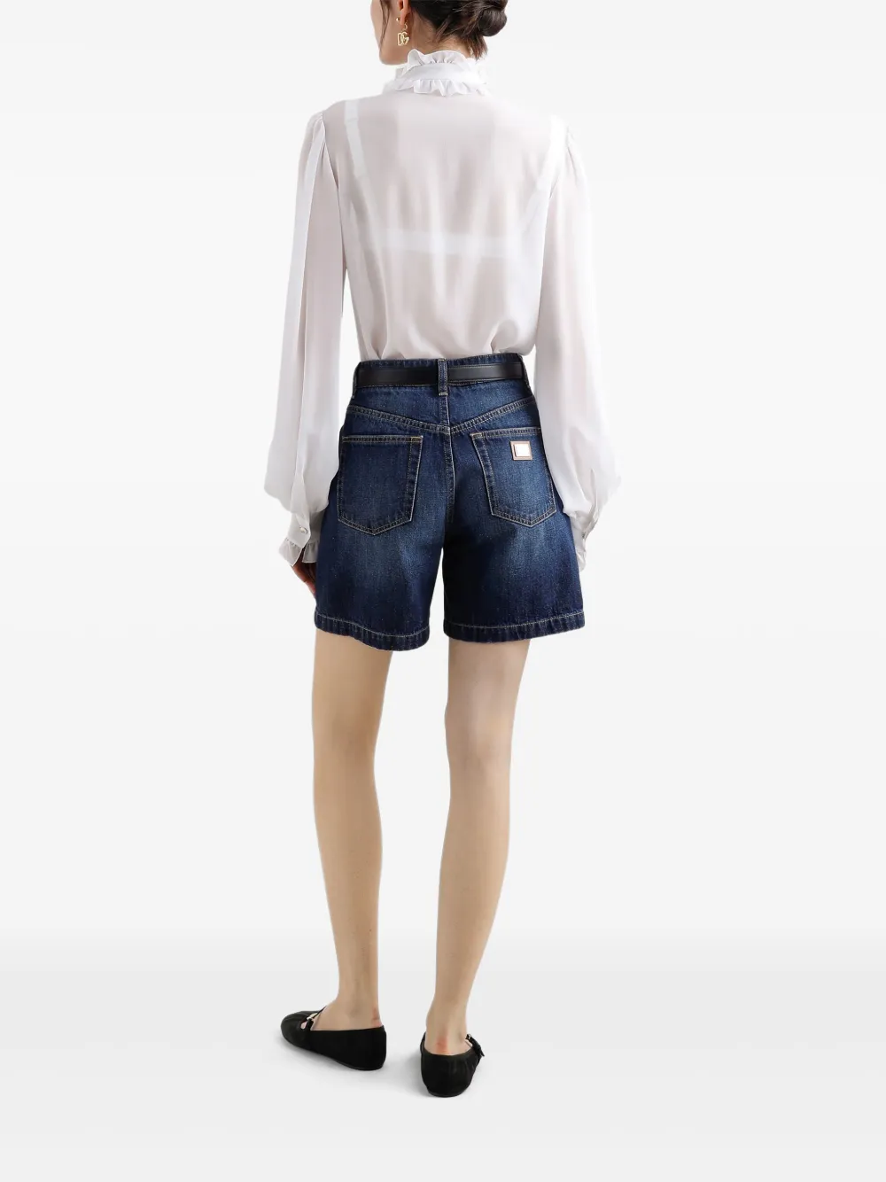Dolce & Gabbana Shirt met ruches Wit