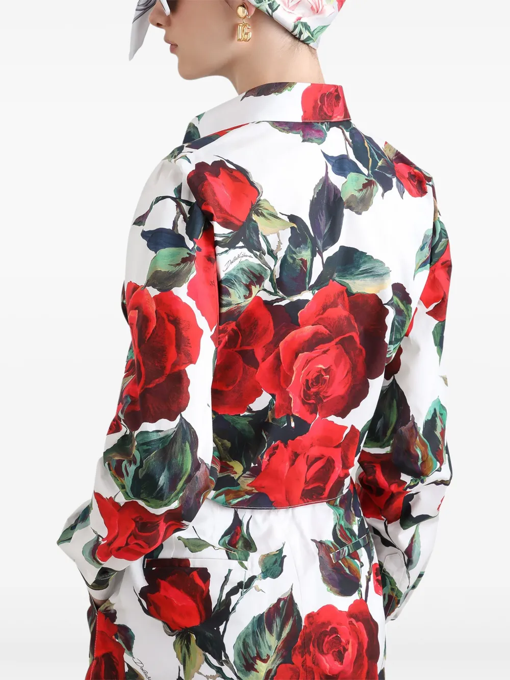 Dolce & Gabbana blouse met bloemenprint Wit