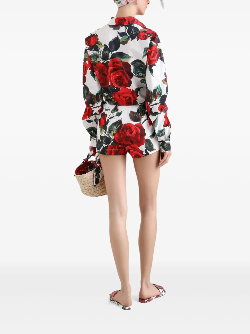 Dolce & Gabbana blouse met bloemenprint Wit