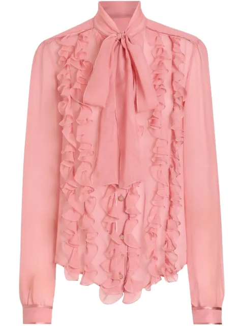 Dolce & Gabbana blusa con volantes