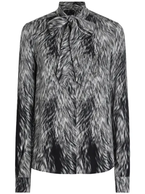 Dolce & Gabbana animal-print blouse