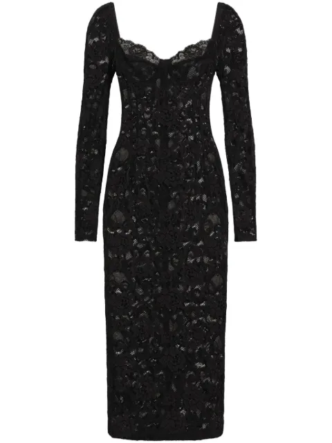 Dolce & Gabbana vestido largo con encaje