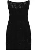 Dolce & Gabbana floral-lace mini dress - Black