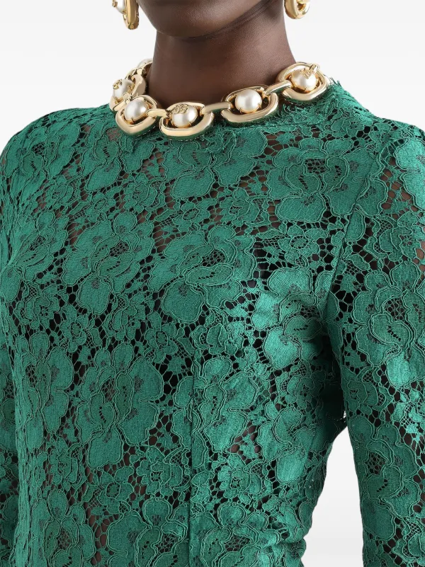 dolce gabbana green lace dress Bodycon V Neck Dark Green Satin Tight Short Homecoming Dresses with  Beadings VK24090806 – Vickidress main image 1