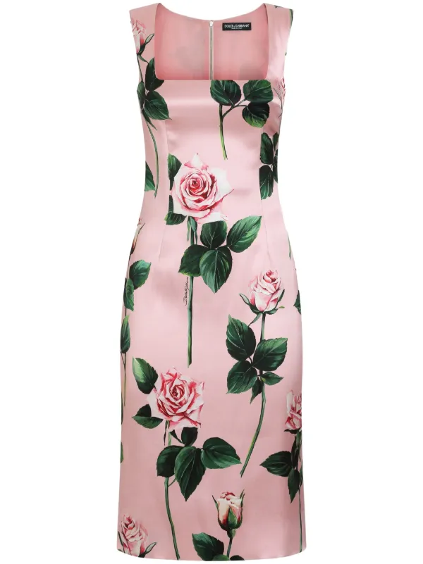 【関税&送料込み】Dolce & Gabbana Floral Print Midi Dress 26518415_57358801_600.jpg