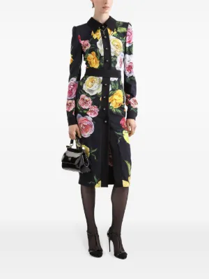 Robe Cocktail Imprimée Dolce & Gabbana - Taille 38 - Neuf Sans étiquette