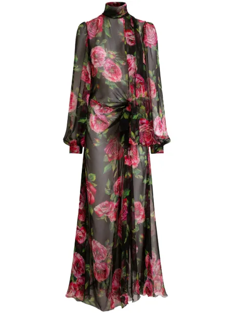 Dolce & Gabbana floral-print maxi dress