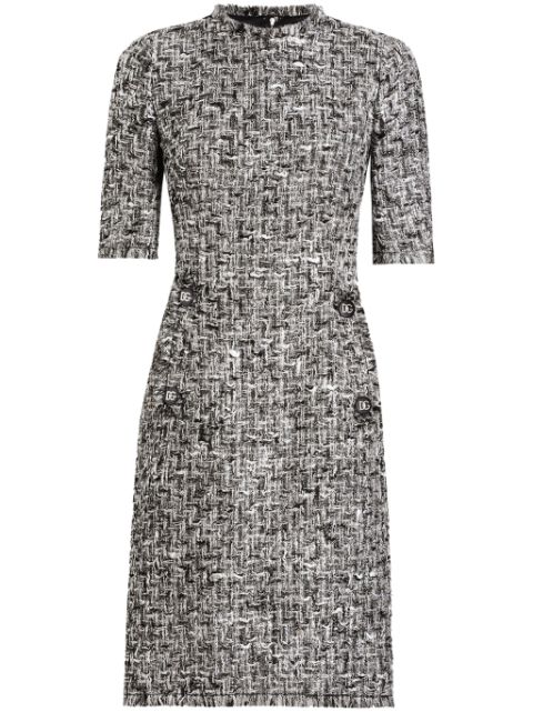 Dolce & Gabbana tweed midi dress