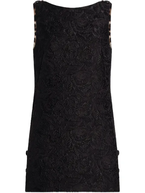 Dolce & Gabbana floral-embroidered mini dress F6TMLTGDCSS - 0
