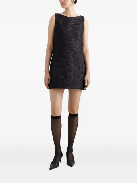 Dolce & Gabbana floral-embroidered mini dress F6TMLTGDCSS - 1