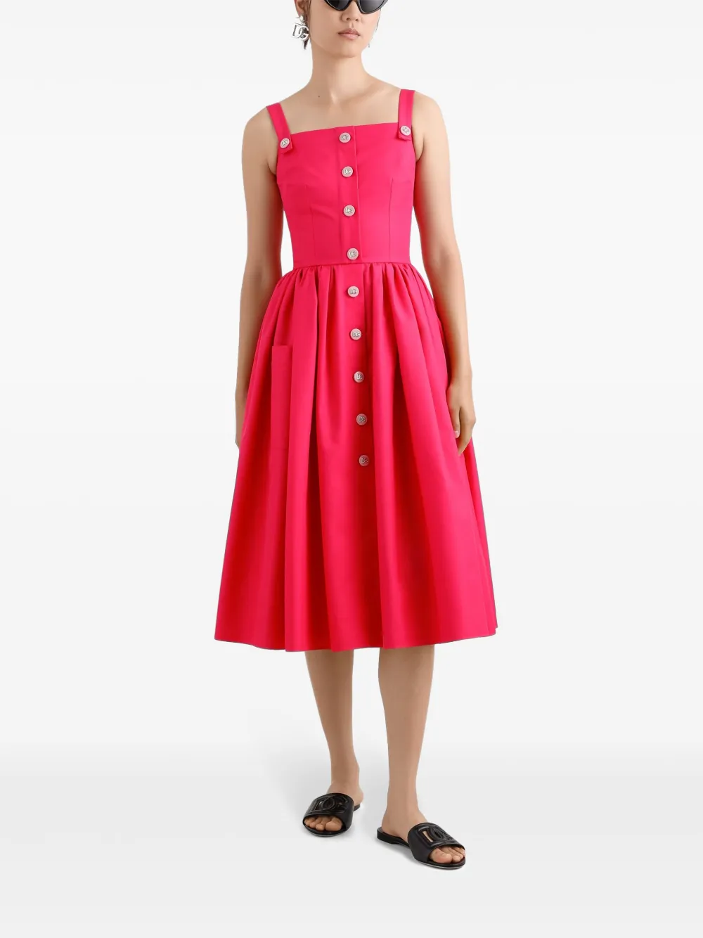 Dolce & Gabbana button-up midi dress | Day Dresses | Image 2