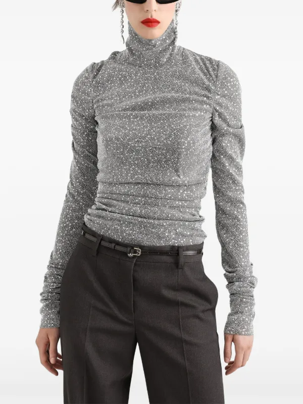 Dolce & Gabbana スパンコール トップ | シルバートーン | FARFETCH JP
