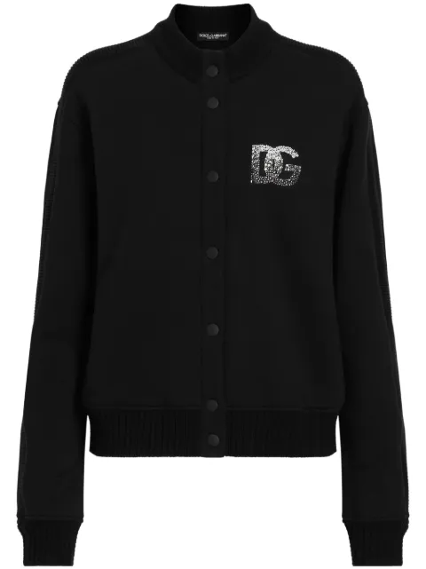 Dolce & Gabbana جاكيت بومبر مزين بشعار الماركة