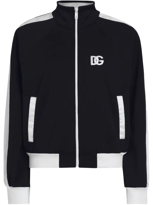 Dolce & Gabbana ロゴ スウェットシャツ ブラック Jersey sweatshirt with branded tag in Black for Men
