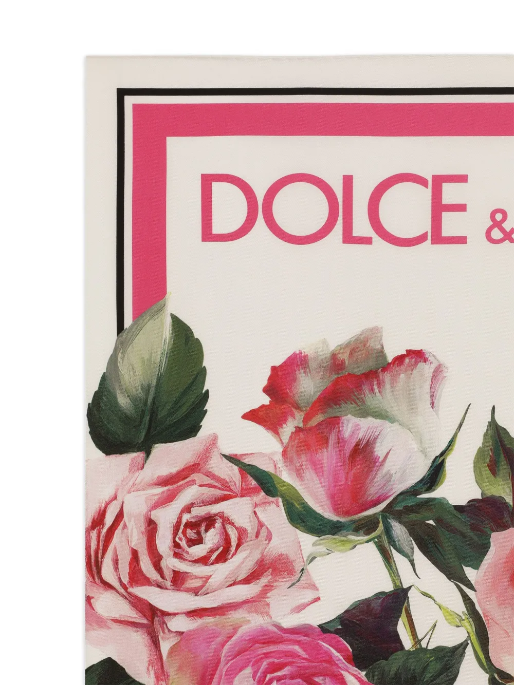 Dolce & Gabbana Sjaal met logoprint - Wit