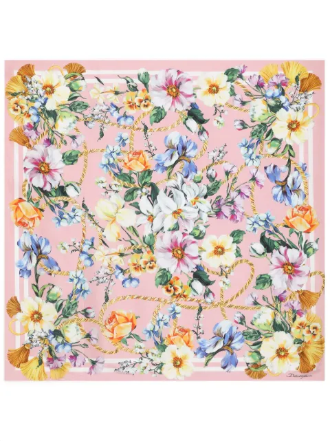 Dolce & Gabbana floral-print scarf